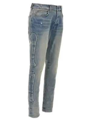 '3D Bones' jeans Man AMIRI Light Blue