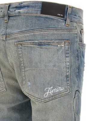 '3D Bones' jeans Spring Summer 2025 AMIRI Light Blue