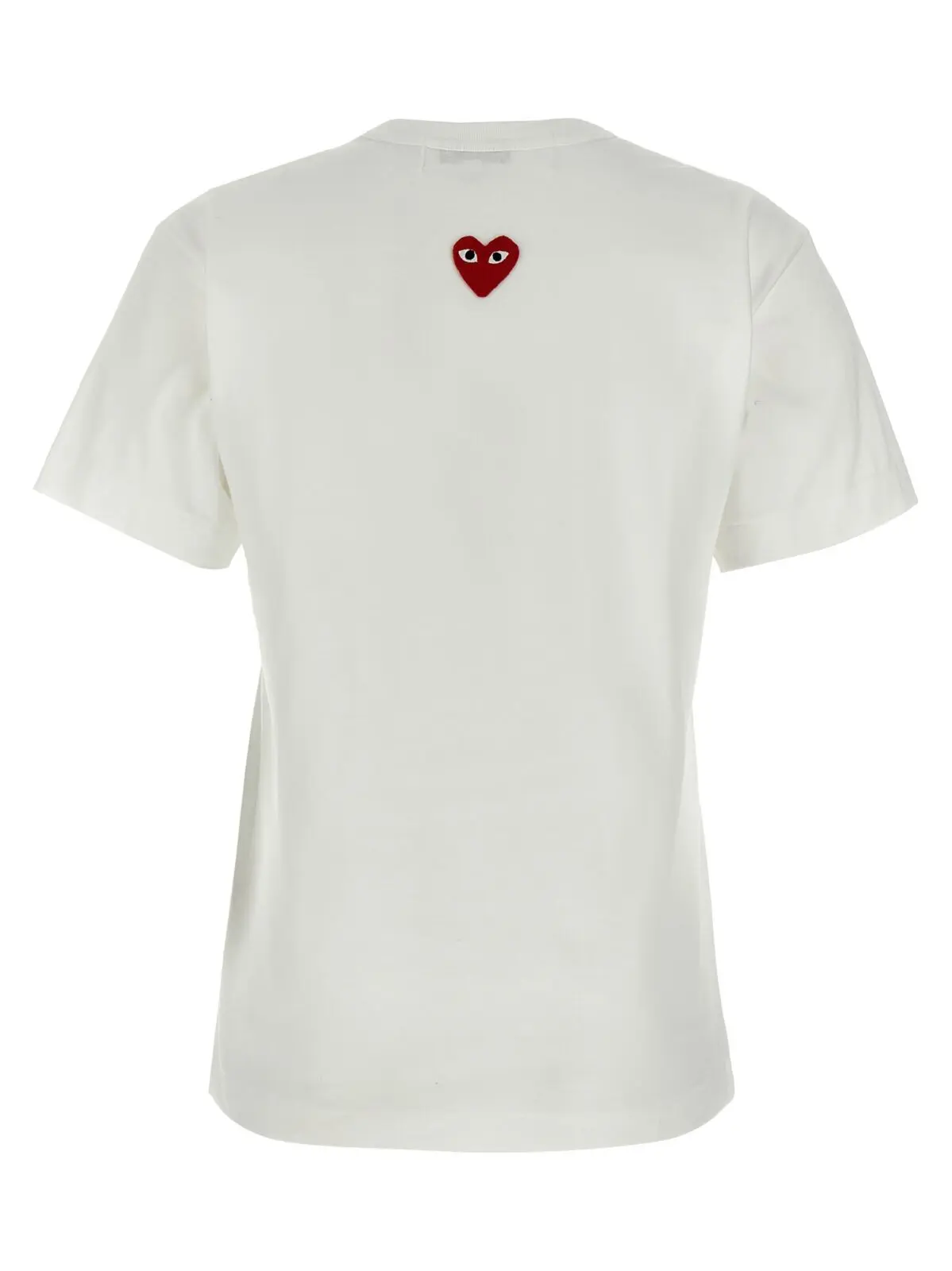 Футболка Comme Des Garçons Play Heart Patch Біла 2 'Heart Patch' T-shirt AXT3403 COMME DES GARÇONS PLAY White