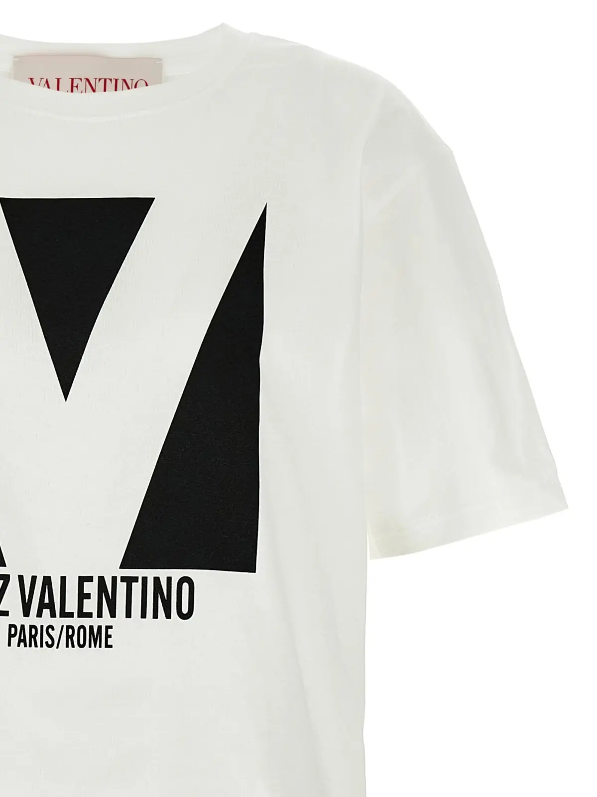 Футболка Valentino Garavani Chez Valentino Біла 3 Valentino Garavani 'Chez Valentino' T-shirt Woman VALENTINO GARAVANI White