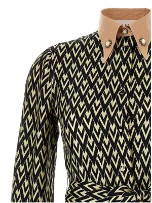 Valentino Garavani 'Toute La V' midi dress Woman VALENTINO GARAVANI Multicolor