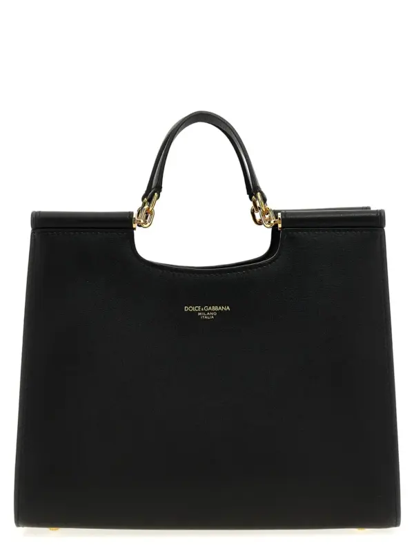 Small 'Sicily' shopping bag DOLCE & GABBANA Black