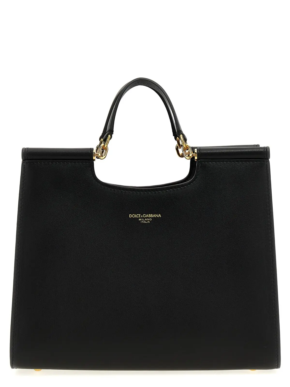 Сумка шопер Dolce Gabbana Small Sicily Чорна 1 Small 'Sicily' shopping bag DOLCE & GABBANA Black