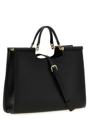 Small 'Sicily' shopping bag BB7728B732180999 DOLCE & GABBANA Black