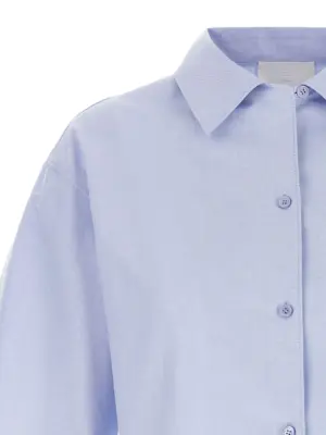 Logo embroidery shirt Woman GIVENCHY Light Blue