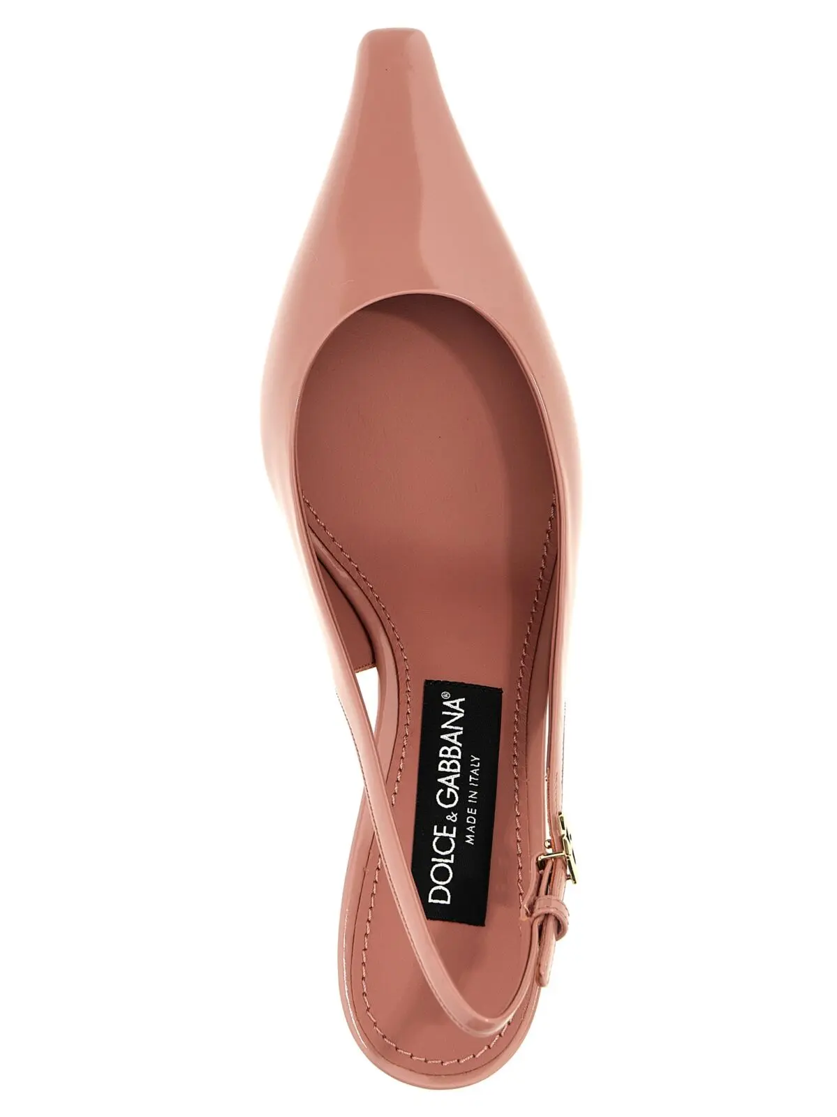 Туфлі Dolce Gabbana DG Рожеві 4 'DG' slingback 100% calfskin leather (Bos Taurus) DOLCE & GABBANA Pink