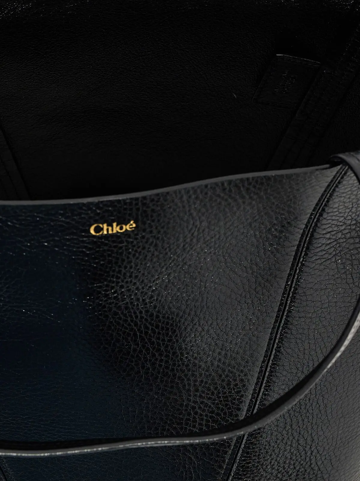Сумка на плече Chloé Chloé Spin Чорна 4 'Chloé Spin' shoulder bag 100% leather CHLOÉ Black