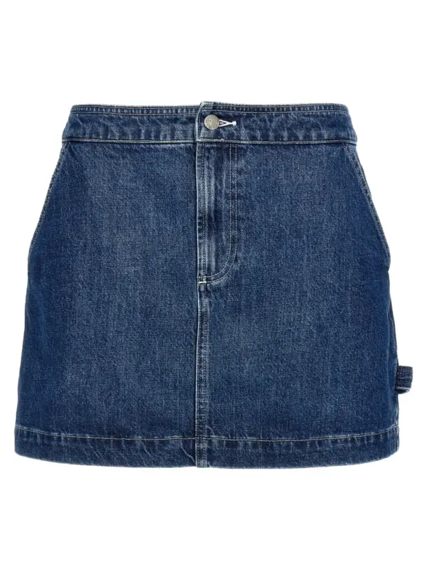 'Christie' mini skirt A.P.C. Blue
