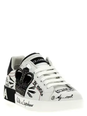 'Portofino' sneakers Man DOLCE & GABBANA White/Black