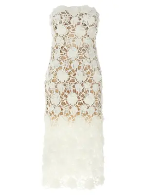 Macramé lace dress ERMANNO SCERVINO White