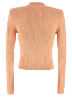 'Chiocciola' cardigan DF1KL007KB070LB BALMAIN Pink