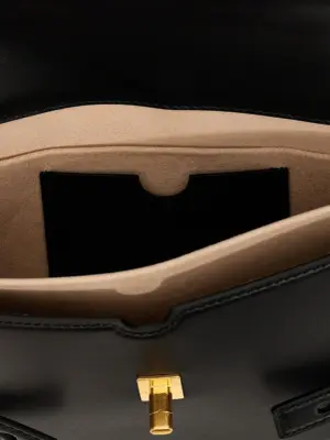 'B-Buzz 24' handbag 100% calfskin leather (Bos Taurus) BALMAIN Black