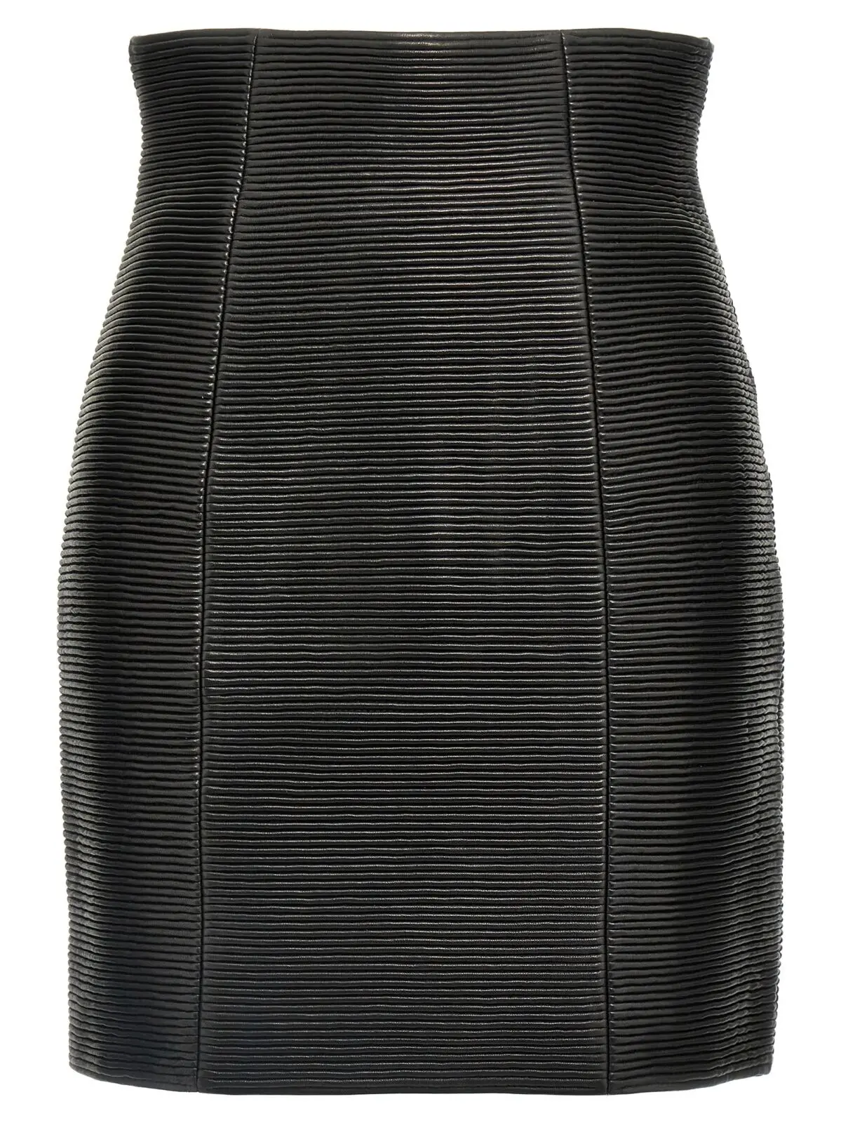 Спідниця Balmain HW Rolled Чорна 1 'HW Rolled' skirt BALMAIN Black