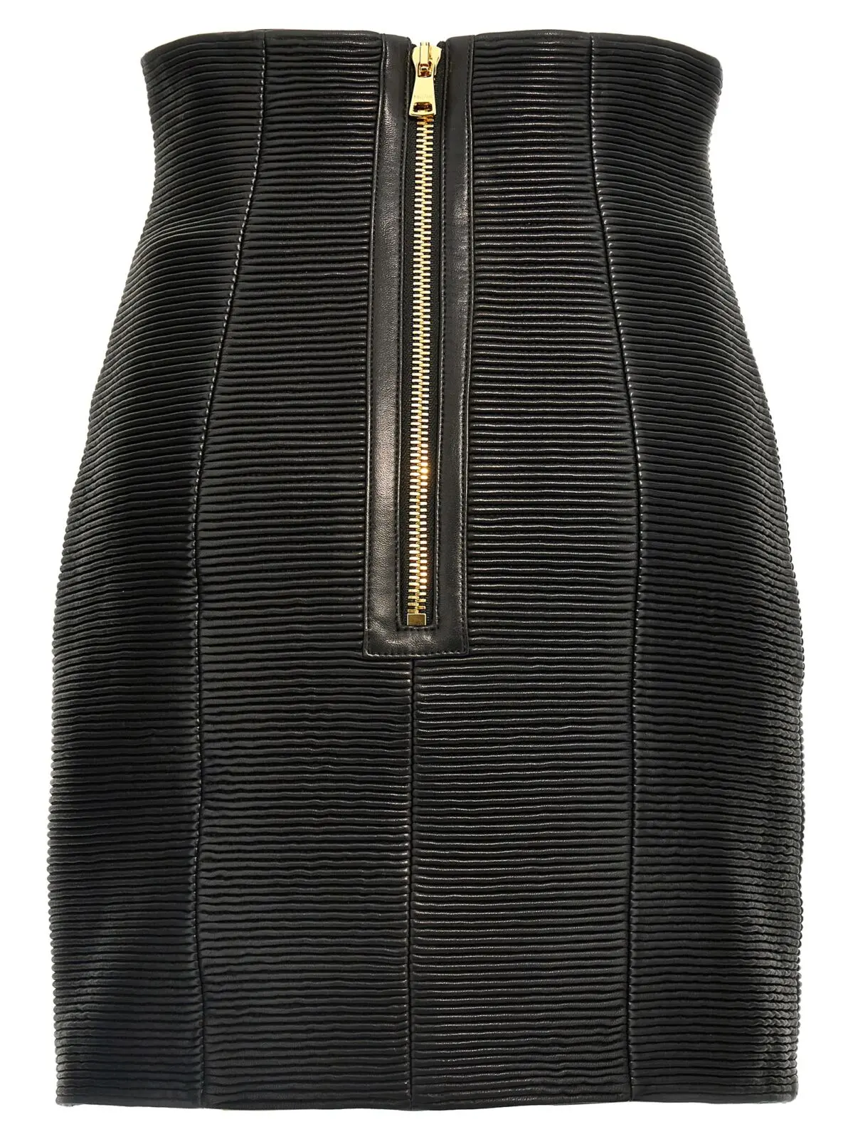 Спідниця Balmain HW Rolled Чорна 2 'HW Rolled' skirt EF1LA495LC620PA BALMAIN Black