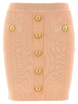 'Chiocciola' skirt BALMAIN Pink