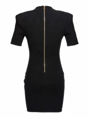 'Chiocciola' dress EF1R6045KB070PA BALMAIN Black
