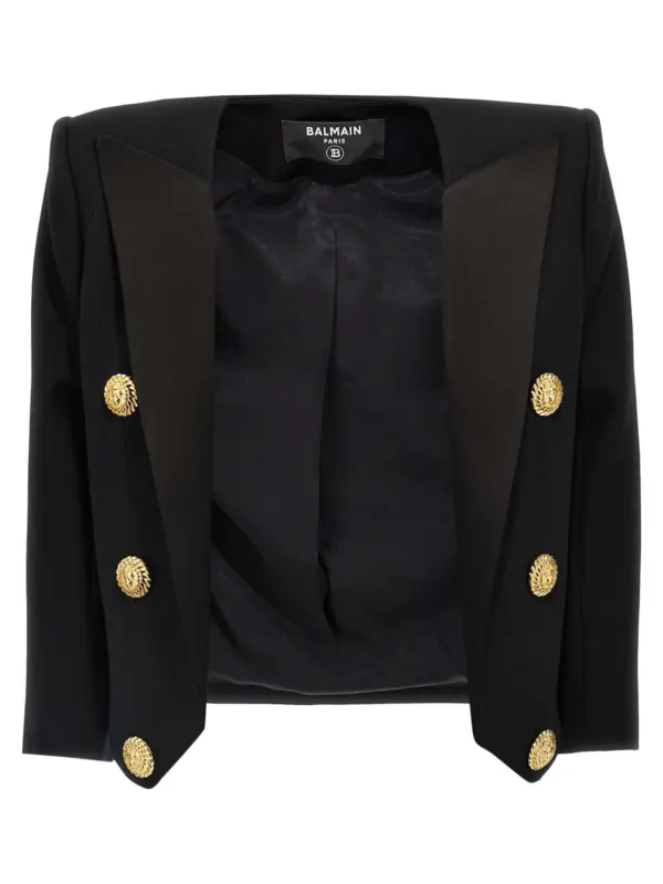 Blazer Spencer BALMAIN Black