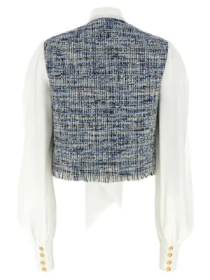 Tweed shirt EF1SD211MG25SOF BALMAIN Multicolor