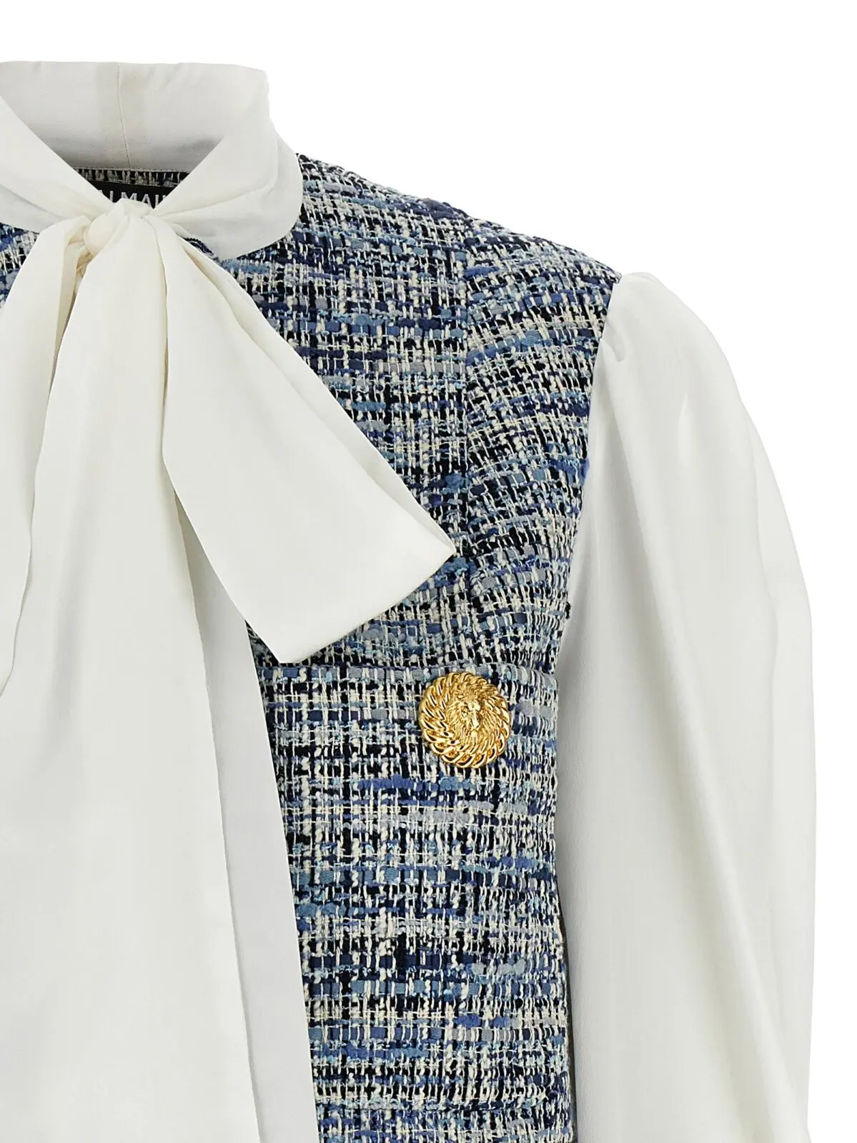 Твідова сорочка Balmain Багатокольорова 3 Tweed shirt Woman BALMAIN Multicolor
