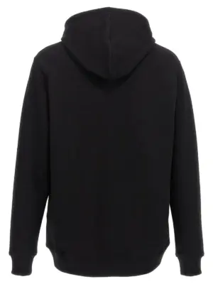 Velvet logo hoodie EH1JT047BC86EAP BALMAIN Black