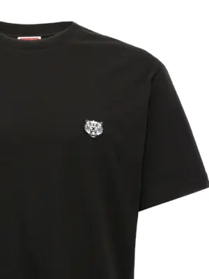 'Happy Tiger' T-shirt Man KENZO Black