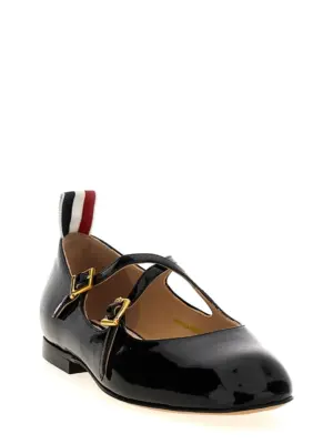 'Thom John' ballet flats FFD143A00216001 THOM BROWNE Black