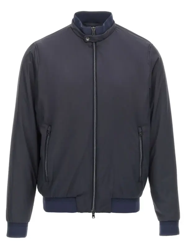 'Ecoage' bomber jacket HERNO Blue