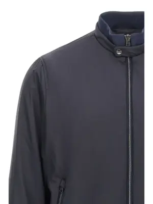 'Ecoage' bomber jacket Man HERNO Blue