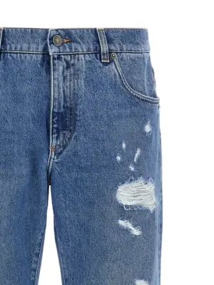 Destroyed jeans Man DOLCE & GABBANA Blue