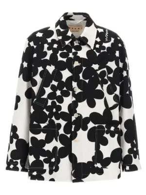 'Dillies' jacket MARNI White/Black