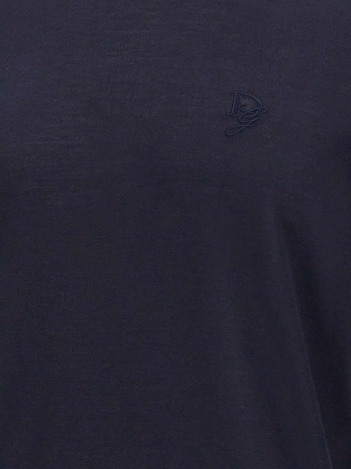 Светр Dolce Gabbana Logo embroidery Синій 4 Logo embroidery sweater 100% silk DOLCE & GABBANA Blue