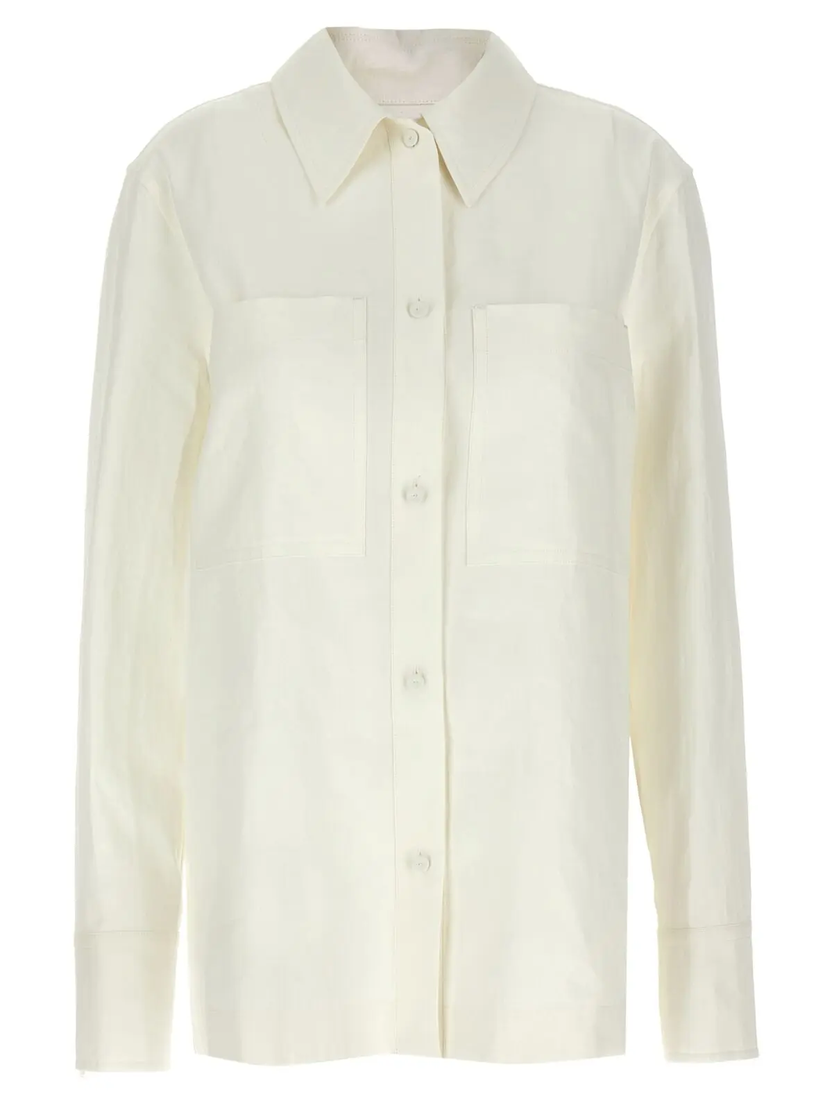 Сорочка Jil Sander Linen Біла 1 Linen shirt JIL SANDER White