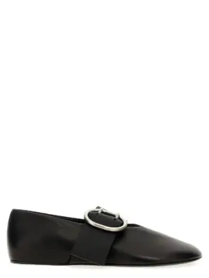 Buckle ballet flats JIL SANDER Black