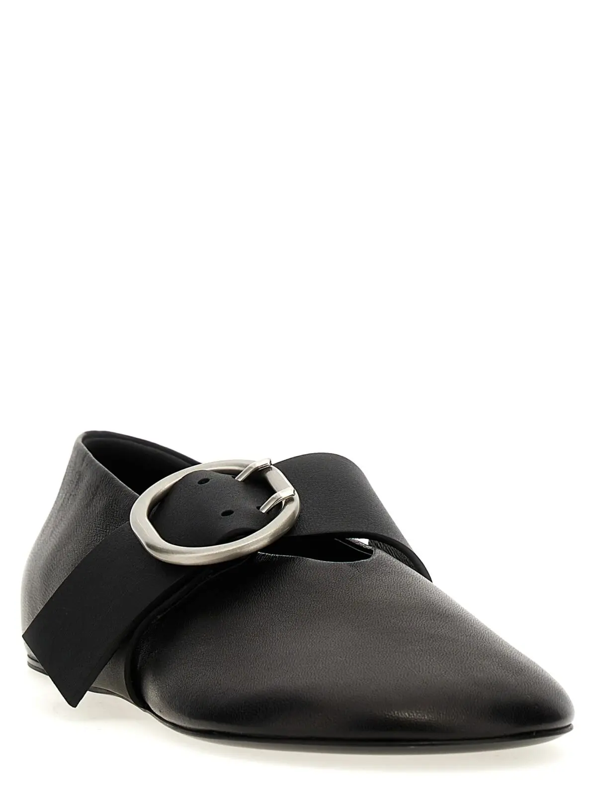 Балетки Jil Sander Buckle Чорні 2 Buckle ballet flats J15WZ0031P8175001 JIL SANDER Black