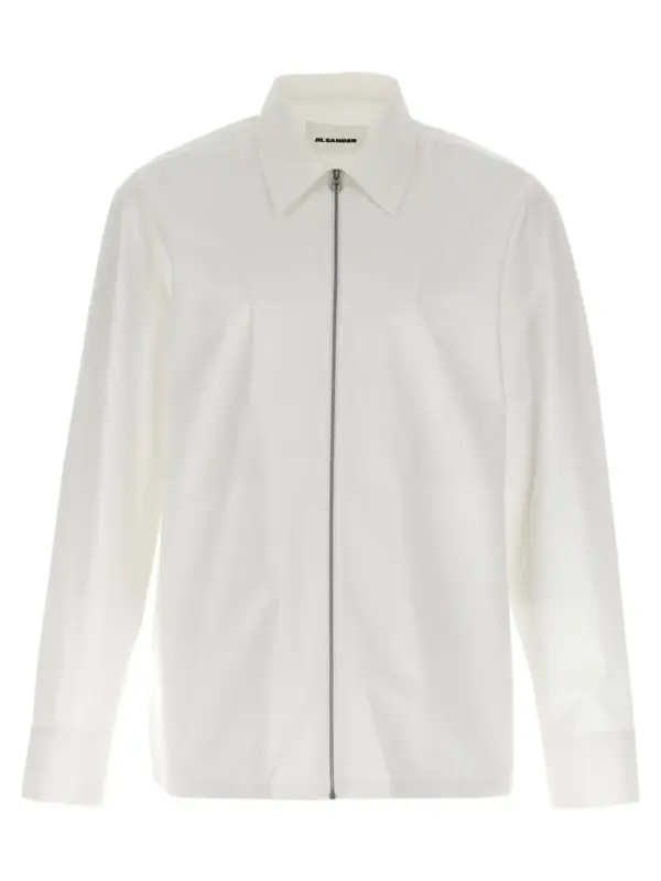 Zip shirt JIL SANDER White