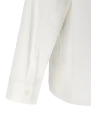 Zip shirt 100% cotton JIL SANDER White