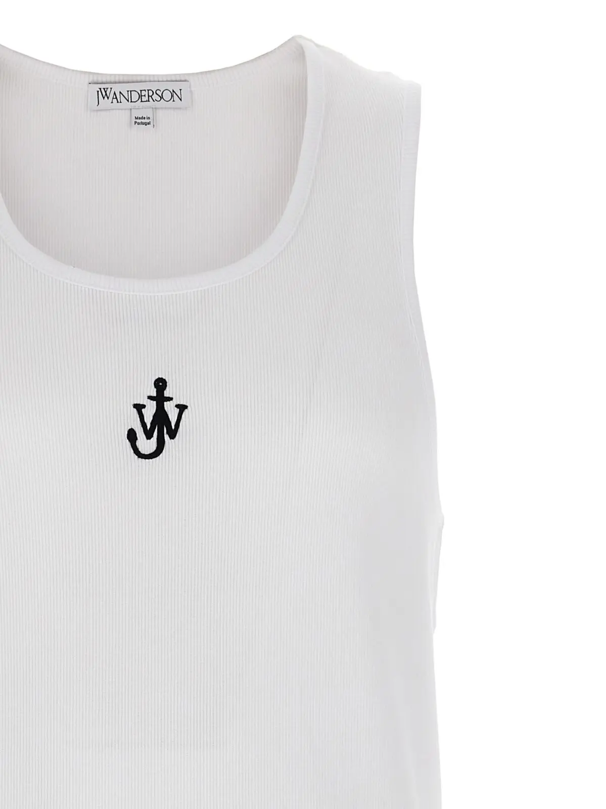 Топ J. W. Anderson Anchor embroidery Білий 3 'Anchor Embroidery' top Woman J.W.ANDERSON White/Black