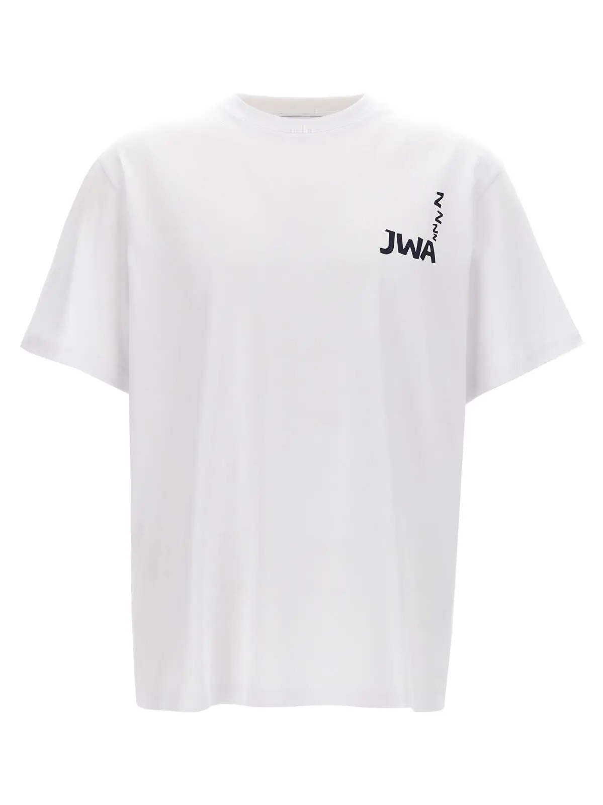 Футболка J. W. Anderson Logo Чорно-біла 1 Logo T-shirt J.W.ANDERSON White/Black