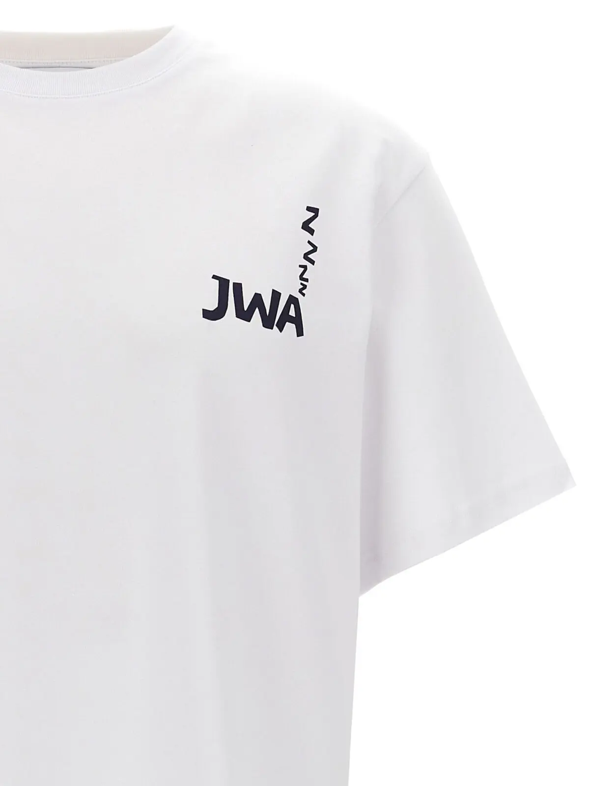 Футболка J. W. Anderson Logo Чорно-біла 3 Logo T-shirt Man J.W.ANDERSON White/Black