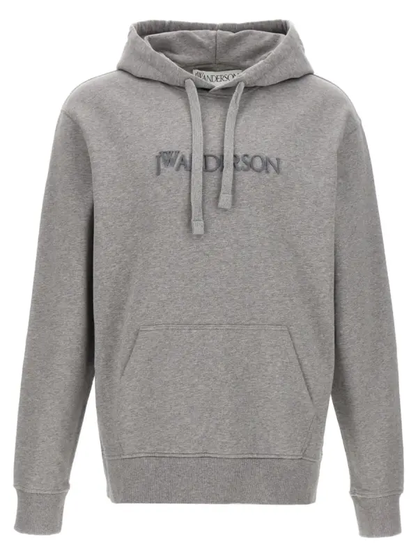 Embroidery hoodie J.W.ANDERSON Gray