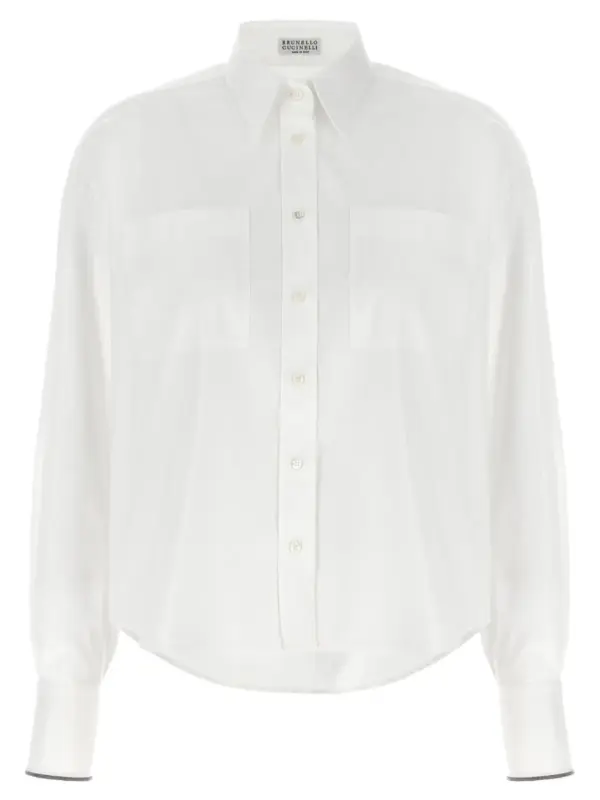 Monile Shirt BRUNELLO CUCINELLI White