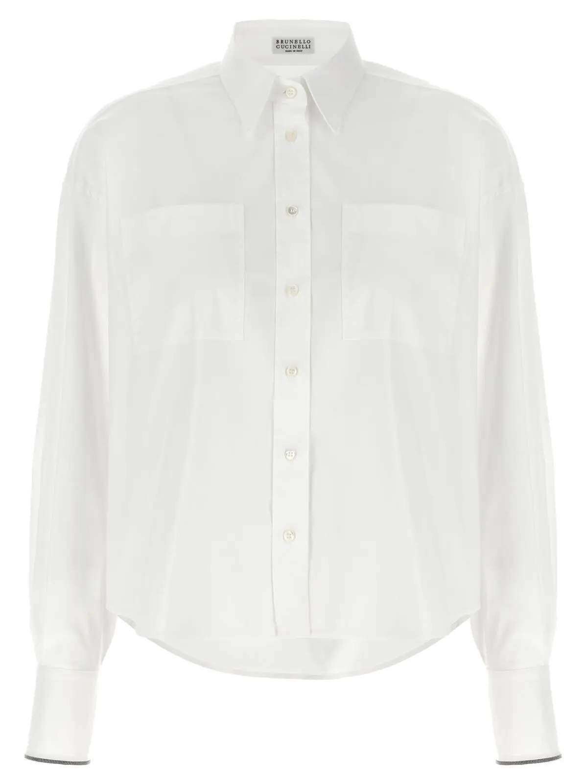 Сорочка Brunello Cucinelli Monile Біла 1 Monile Shirt BRUNELLO CUCINELLI White