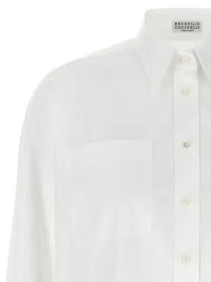 Monile Shirt Woman BRUNELLO CUCINELLI White