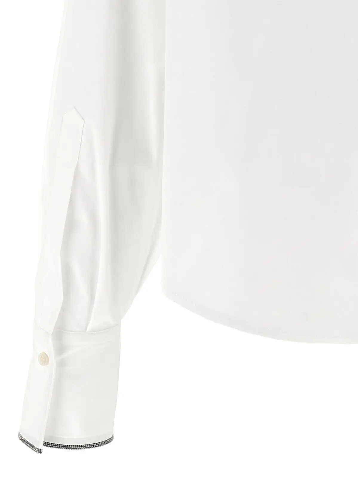 Сорочка Brunello Cucinelli Monile Біла 4 Monile Shirt 72% cotton 23% polyamide 5% elastane BRUNELLO CUCINELLI White