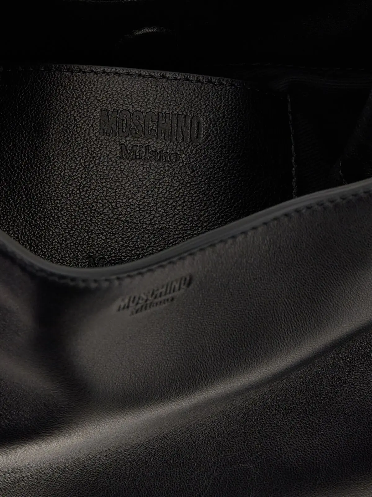 Сумка Moschino Moschino Handle Me bag Small Чорна 4 'Moschino Handle Me bag Small' handbag 100% leather MOSCHINO Black