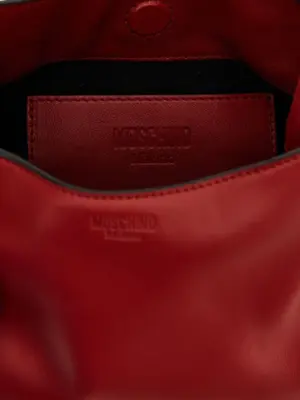 'Moschino Handle Me bag Small' handbag 100% leather MOSCHINO Red