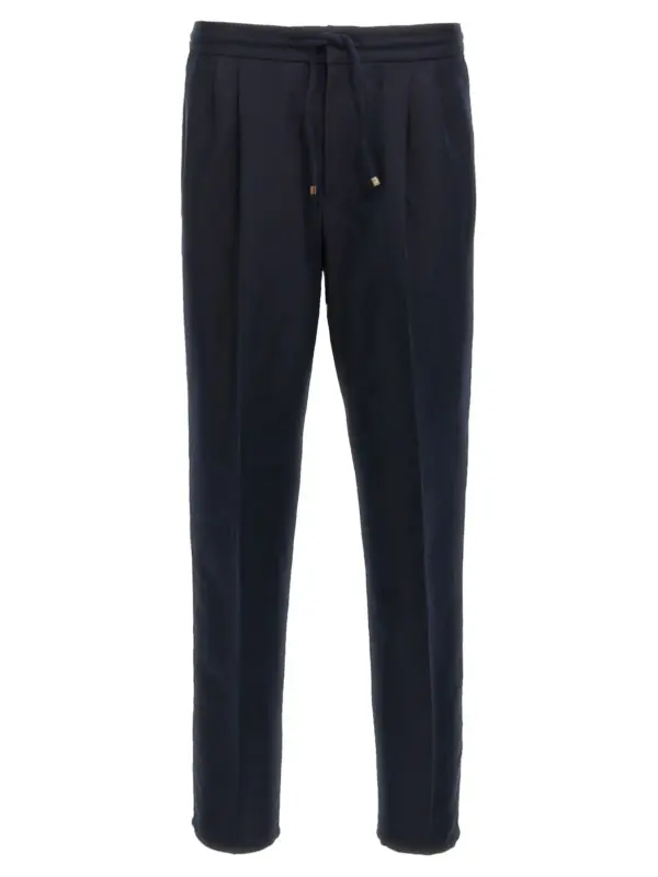 Linen trousers BRUNELLO CUCINELLI Blue