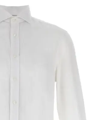 Linen shirt Man BRUNELLO CUCINELLI White