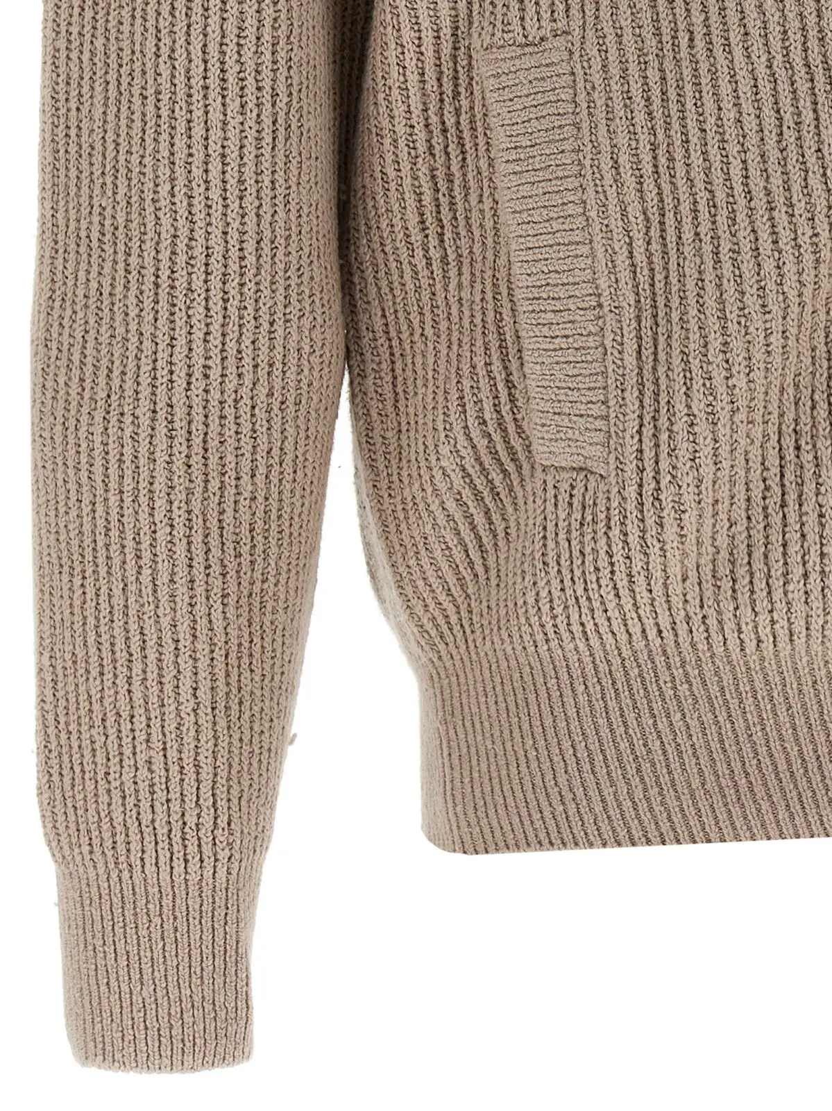Кардиган Brunello Cucinelli Zip Бежевий 4 Zip cardigan 100% cotton BRUNELLO CUCINELLI Beige