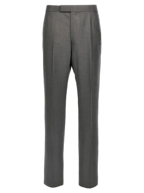 Strap pants THOM BROWNE Gray